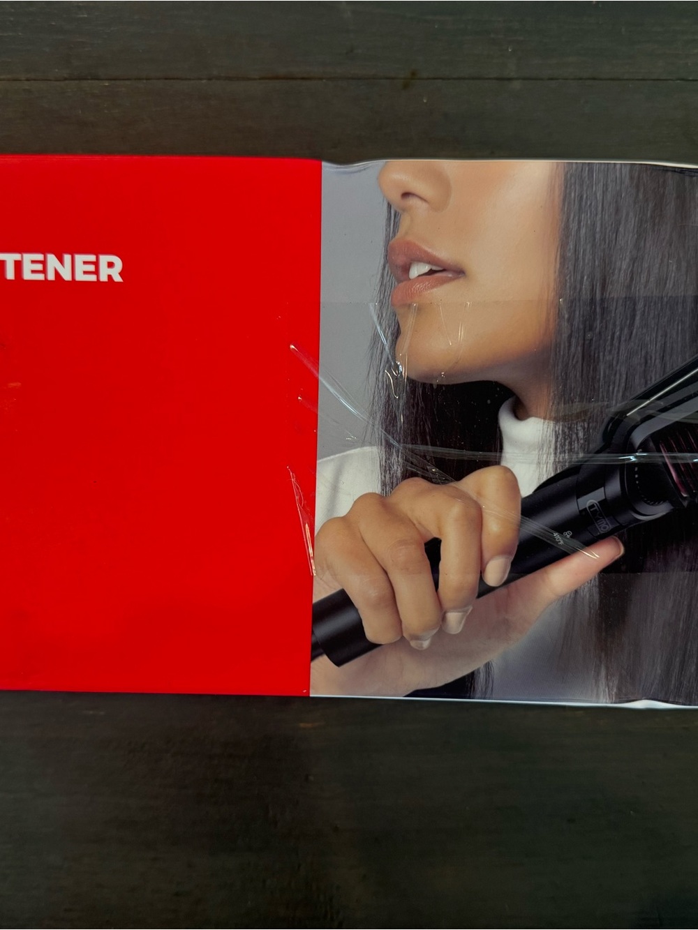 Sleek Black Hot Air Styler for Smooth, Shiny Hair